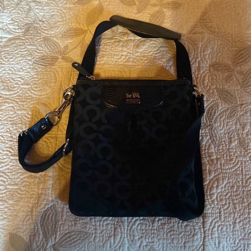 Black coach bag